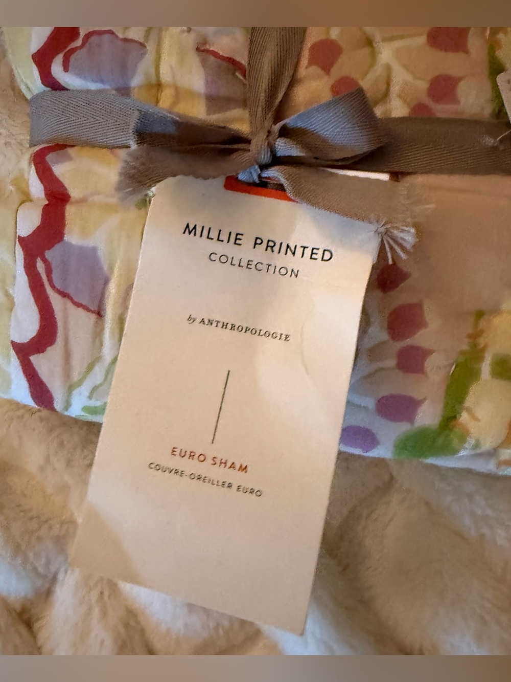 Millie Printed Collection Euro Sham by Anthropologie